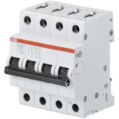 ABB Miniature Circuit Breaker - S200M - 4P - C, image 