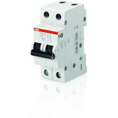 ABB Miniature Circuit Breaker - SH202M - 2P - C, image 