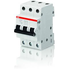 ABB Miniature Circuit Breaker - S203M - 3P - D, image 