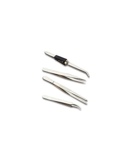 DURATOOL TWEEZER, FINE SERRATED, ANGLE POINT, image 