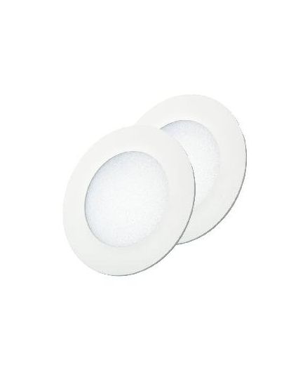 Puffin 6W Warm White Round LED Ceiling Light, image 