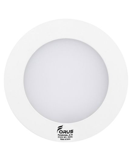Forus 6W Cool White Round Edgelit LED Panel Light, image 