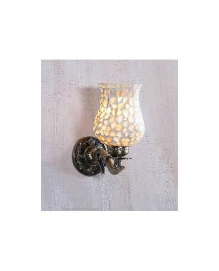 Noble Electricals Beige Shell Wall Light NED10.1, image 