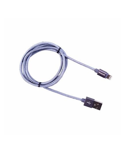 Honeywell Braided 1 Mtr Sync and Charge Cable Grey, image 
