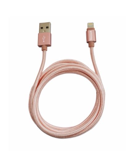 Honeywell Braided 1.2 Mtr Sync and Charge Cable Rose Gold, image 