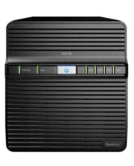 Synology NAS DiskStation 4bay 80 mbps wr/112 mbps read DS416J, image , 2 image