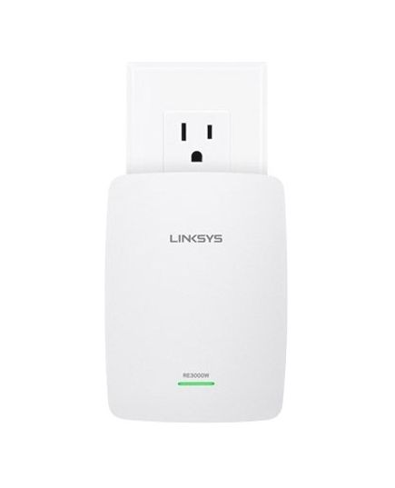 Linksys Speed 300 Mbps Range Extender - RE3000W, image 