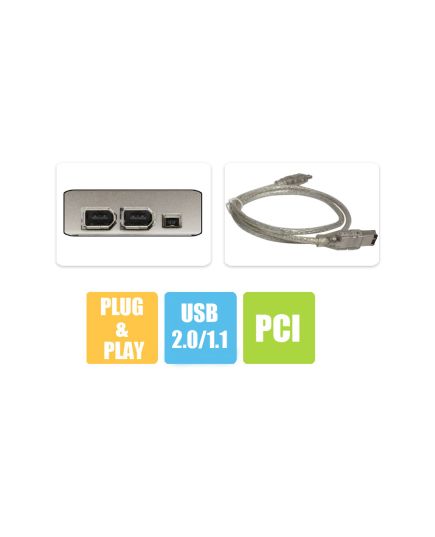 Zebronics PCI Fire Wire Card ZEB-P4F, image , 2 image