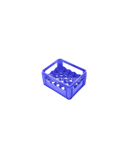 Supreme Plastic Bottle Crates PC-302 464x371x248mm, image 