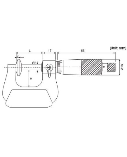 Yamayo 150-175 mm Disc Micrometer, image 