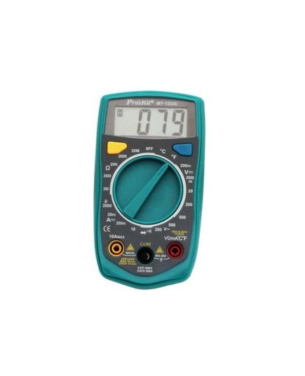 Pro'sKit MT-1233C Digital Multimeter (AC Voltage Range 200 to 500V), image 