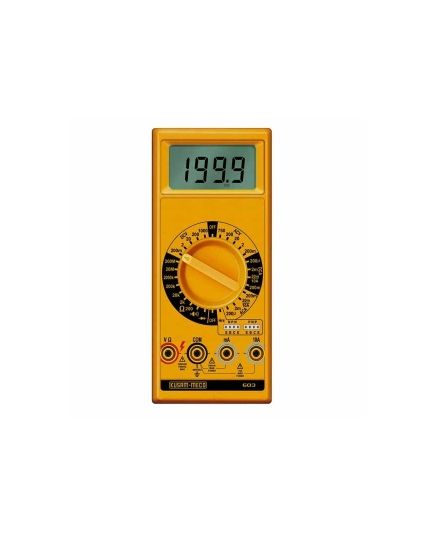 Meco 603 Digital Multimeter (AC Voltage Range 200mV to 750 V), image 