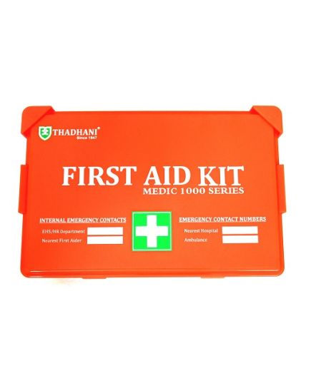 Thadhani First Aid Kit High Visibility Orange Medic 1000 Series, image 