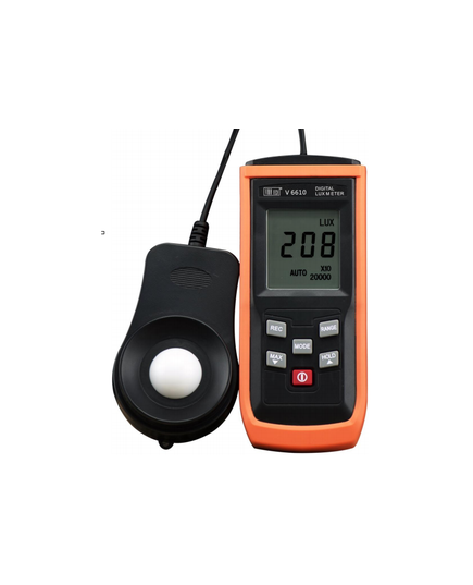 Vartech 0.1-200000 Digital Lux Meter V 6610, image 