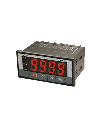 Autonics Multi Panel Meter (72 * 36 mm) MT4Y-DV-4N DC Voltage Indicator Only, image 