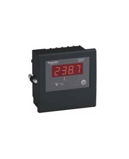 Schneider Electric DM1210-30002366 Single Phase 4LED display Voltmeter, image 