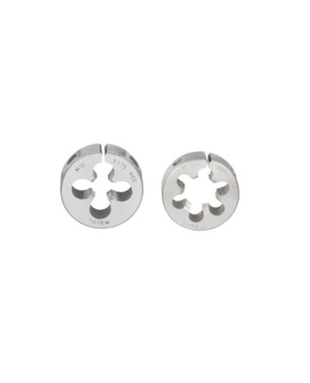 TOTEM HSS Circular Split Dies Metric Thread Type Size 1.6 X 0.35 Inch, image 