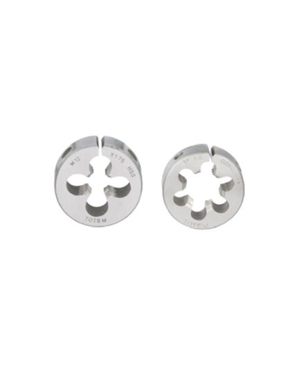 TOTEM HSS Circular Split Dies Metric Thread Type Size 12 X 1.7 Inch, image 