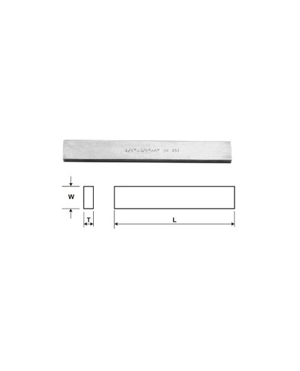 MIRANDA TOOLS M35 (HSS With 5% Cobalt) Rectangular Flat Toolbit Blank - 6 x 20 x 150 mm, image 