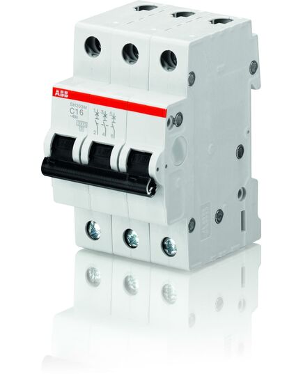 ABB Miniature Circuit Breaker - S203M - 3P - D, image 