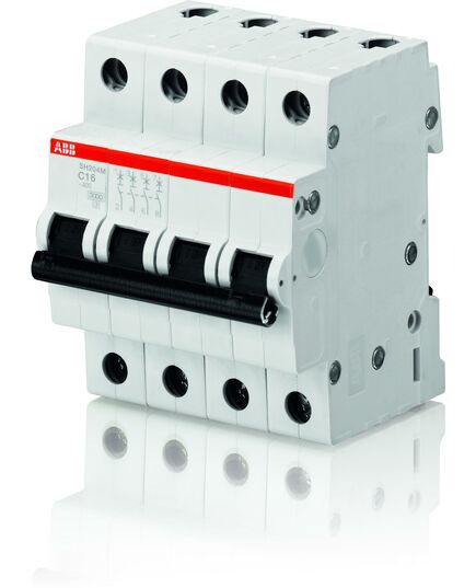 ABB Miniature Circuit Breaker - SH204M - 4P - C, image 