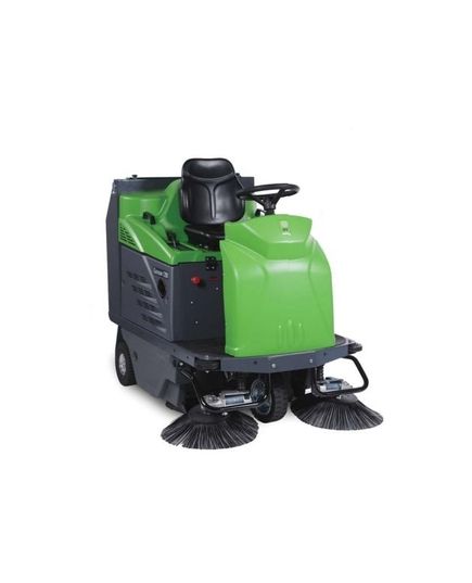 IPC Ride On Sweeper Dual Power With Battery & Charger 1280 DP, image 